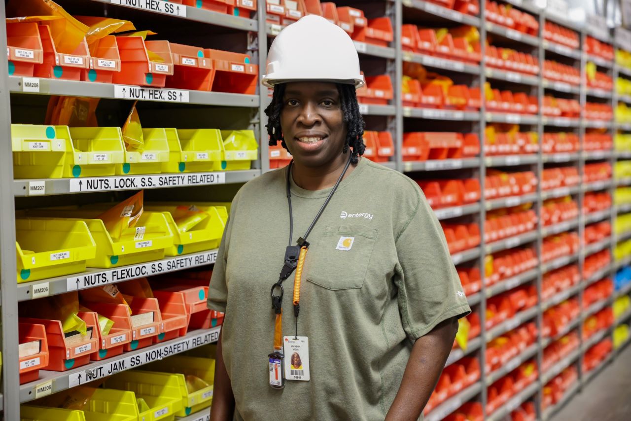 Viola Banks Jackson, a dedicated material technician nuclear professional at River Bend.